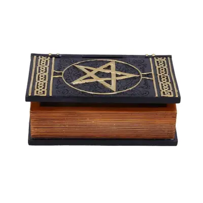 Figurine spell book dice box
